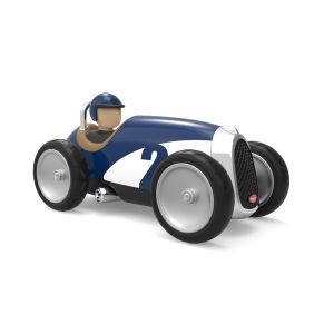 Baghera Retro coche de juguete Racer azul