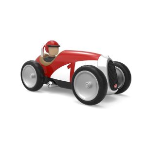 Baghera Retro coche de juguete Racer rojo