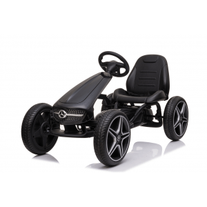 Mercedes Go-kart eléctrico para niños negro Coches eléctricos para niños Mercedes Coches eléctricos para niños