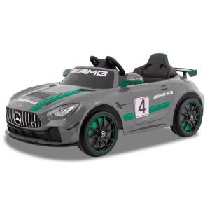 Mercedes coche eléctrico para niños GT4 gris