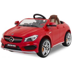 Mercedes coche eléctrico para niños CLA45 AMG rojo