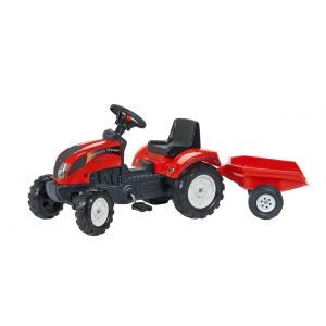 Falk Tractor con pedales "trac" rojo
