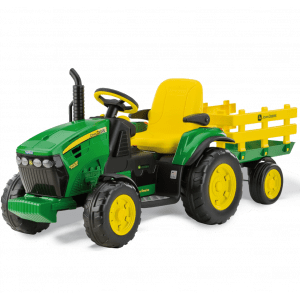 Peg Perego tractor con remolque para niños verde John Deere