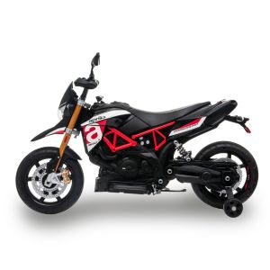 Aprilia motocicleta eléctrica para niños Dorsoduro 900 roja