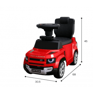 Coche correpasillos Land Rover Defender rojo Coches eléctricos para niños Range Rover Coches eléctricos para niños