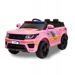 Coche infantil eléctrico de policía Kijana Land Rover rosa Alle producten Autovoorkinderen.nl Migrated