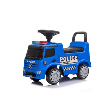 Policía Coche de Empuje Mercedes para Niños - Azul