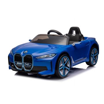 Coche Eléctrico para Niños BMW i4 12 Voltios con Control Remoto - Azul