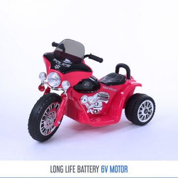 Motocicleta eléctrica infantil Kijana Wheely roja