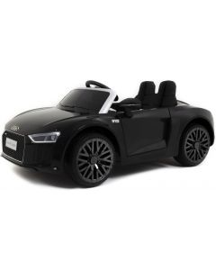 Audi coche eléctrico para niños R8 cabrio negro