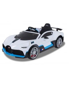 Bugatti Coche eléctrico para niños Divo blanco