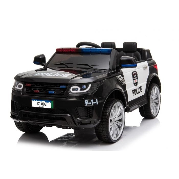 Kijana coche de policía eléctrico para niños Land Rover negro Alle producten Autovoorkinderen.nl Migrated