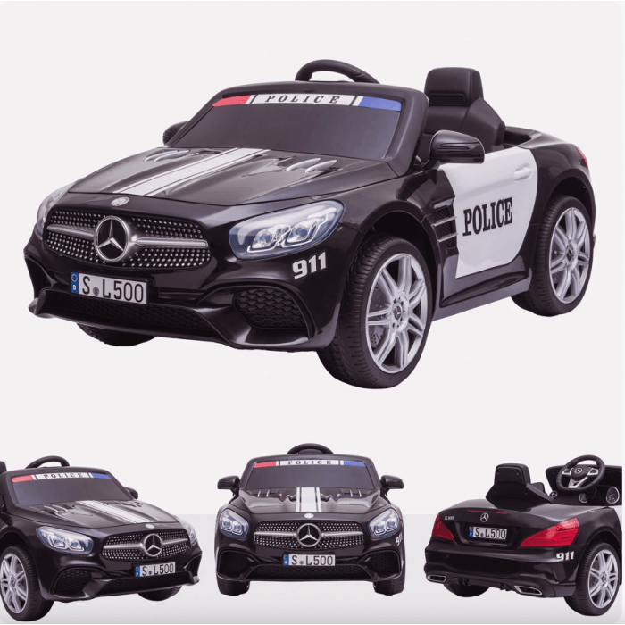 Mercedes coche eléctrico para niños policía SL500 negro Alle producten Autovoorkinderen.nl Migrated
